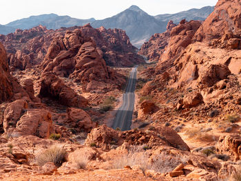 View of rock formations