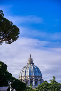 View of building against blue sky