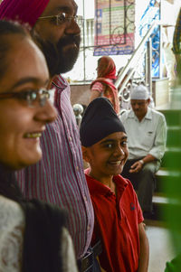 Portrait of a smiling young couple