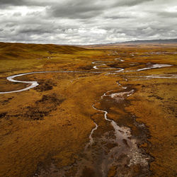 Scenic view of landscape against sky