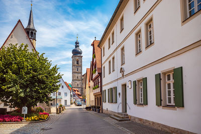 Street amidst buildings in city