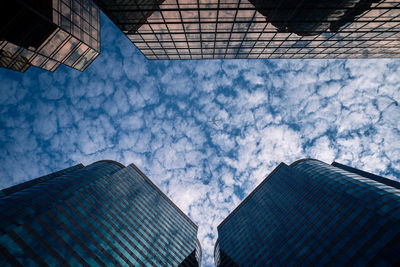 Low angle view of modern building