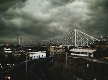 Road against cloudy sky