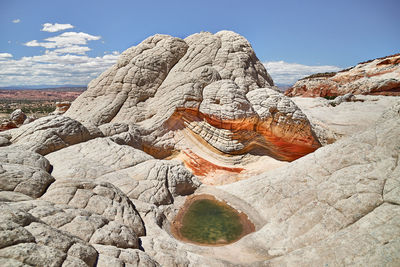 View of rock formations