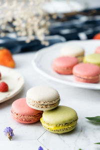 Close-up of cake on table