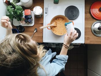 Woman cooking 