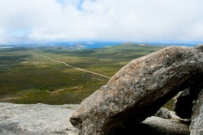 Scenic view of landscape against sky