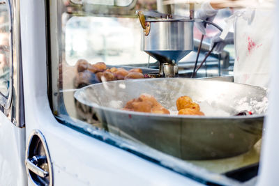 Man preparing food in kitchen