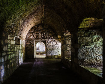 Archway of old building