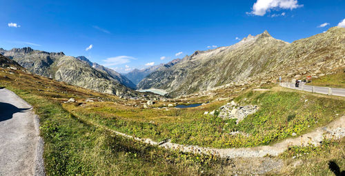 Panoramic view of landscape against sky