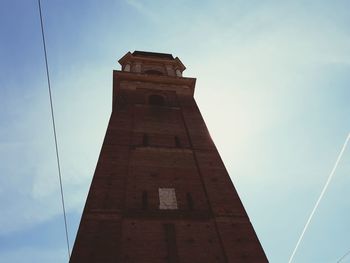 Low angle view of historical building against sky