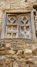 Low angle view of window