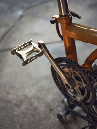 Close-up of bicycle