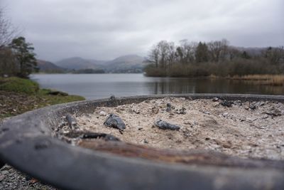 Scenic view of lake