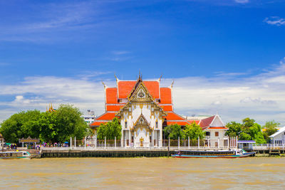 Church against cloudy sky