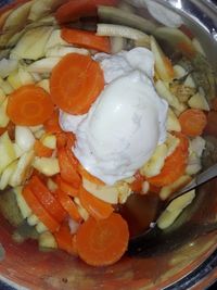 Close-up of food in plate