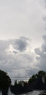 Low angle view of buildings against sky