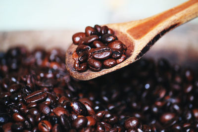 Close-up of coffee beans