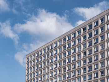 Low angle view of building against sky