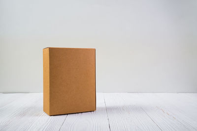 Close-up of paper against white background