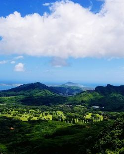 Scenic view of landscape against sky