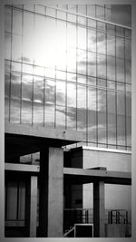 Low angle view of modern building