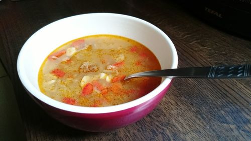 Close-up of food in bowl