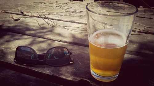 Close-up of drink on table