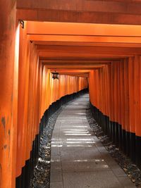 View of the south-western wing of senbon torii path.