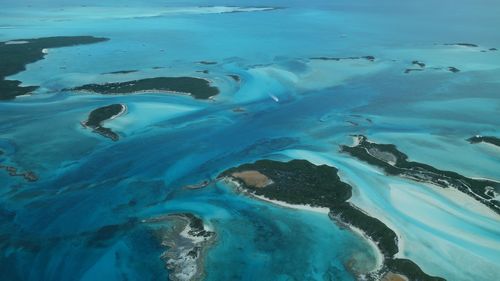 Aerial view of sea