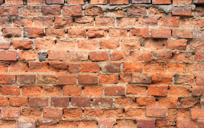 Full frame shot of brick wall