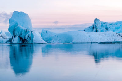 Glacier lagoon. iceland