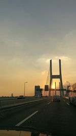 Sun shining through clouds