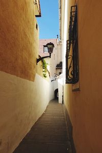 Small alley in sibiu romania