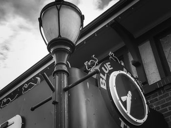 Low angle view of building against sky