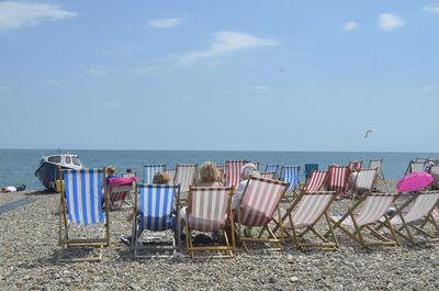 View of beach against sky