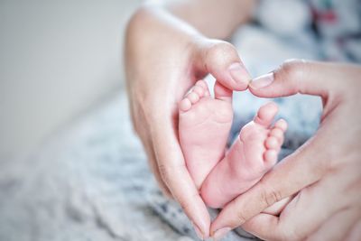 Close-up of hands