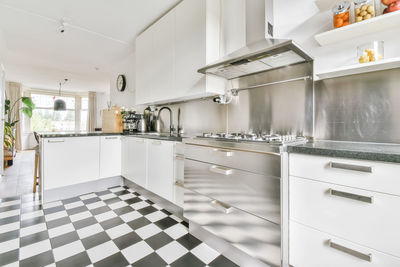 Interior of kitchen