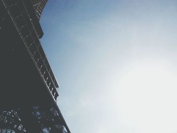 Low angle view of tower against sky