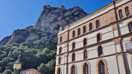 Low angle view of buildings against sky