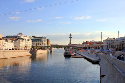 View of buildings at waterfront