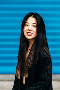 Portrait of a smiling young woman