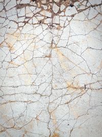 Full frame shot of cracked wall