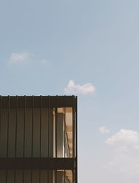 Low angle view of building against sky