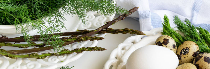 Close-up of vegetables on table