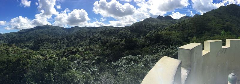 Panoramic view of landscape against sky