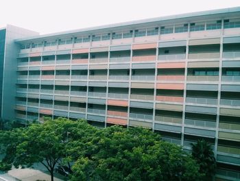 Low angle view of building against sky