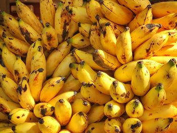 Full frame shot of bananas for sale