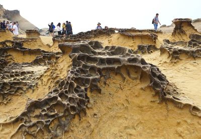 People in a desert