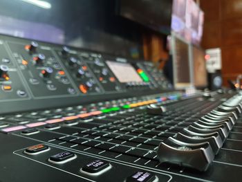 Close-up of computer keyboard